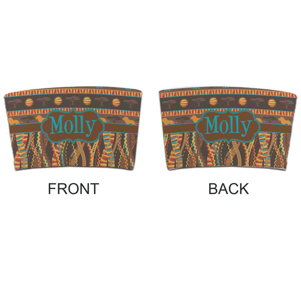 African Lions & Elephants Coffee Cup Sleeve - APPROVAL