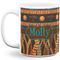 African Lions & Elephants Coffee Mug - 11 oz - Full- White