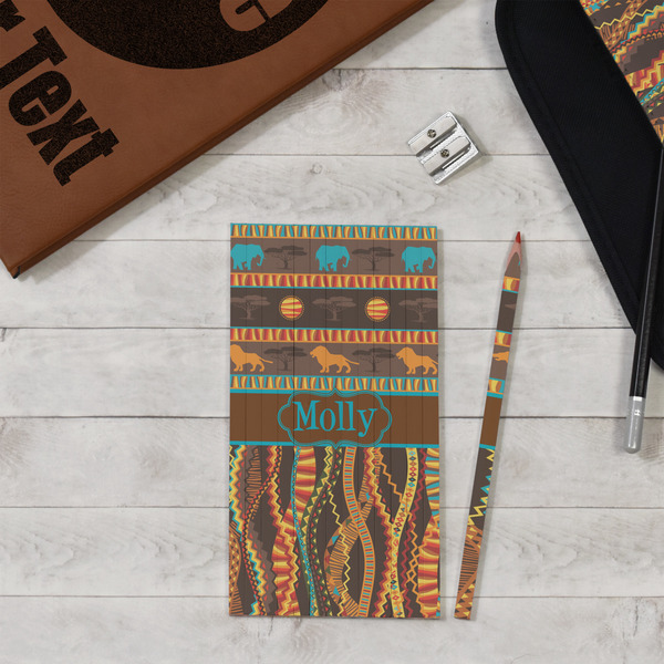 African Lions & Elephants Colored Pencils - In Context