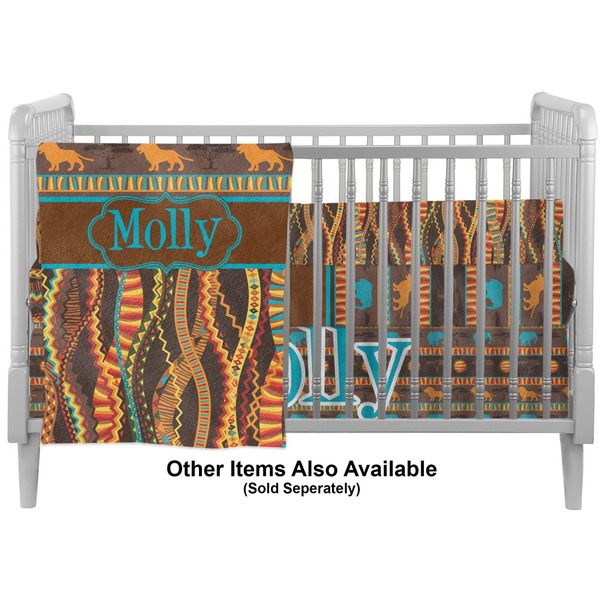 African Lions & Elephants Crib - Profile Sold Seperately