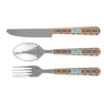 African Lions & Elephants Cutlery Set (Personalized)