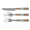 African Lions & Elephants Cutlery Set - FRONT