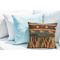African Lions & Elephants Decorative Pillow Case - LIFESTYLE 2
