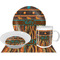 African Lions & Elephants Dinner Set - 4 Pc (Personalized)