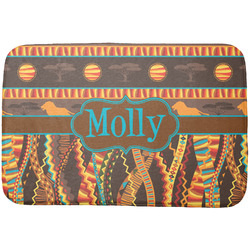 African Lions & Elephants Dish Drying Mat (Personalized)