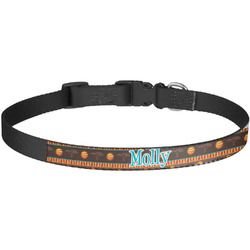 African Lions & Elephants Dog Collar - Large (Personalized)