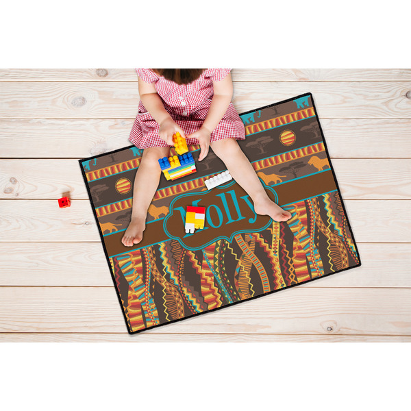 African Lions & Elephants Door Mats - LIFESTYLE kid