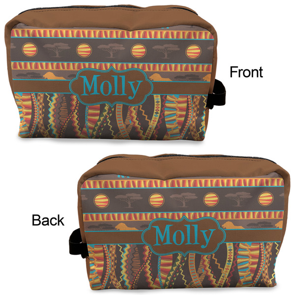 African Lions & Elephants Dopp Kit - Approval