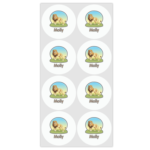 African Lions & Elephants Drink Topper - Medium - Set of 12