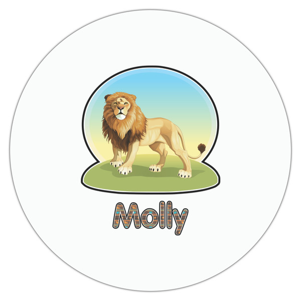 African Lions & Elephants Drink Topper - XSmall - Single