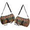 African Lions & Elephants Duffle bag large front and back sides