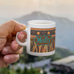 African Lions & Elephants Single Shot Espresso Cup - Single (Personalized)