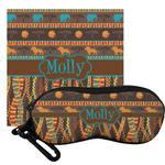 African Lions & Elephants Eyeglass Case & Cloth (Personalized)