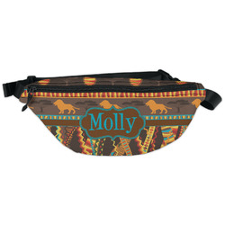 African Lions & Elephants Fanny Pack - Classic Style (Personalized)