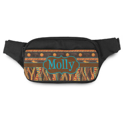 African Lions & Elephants Fanny Pack (Personalized)