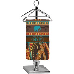 African Lions & Elephants Finger Tip Towel - Full Print (Personalized)