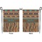 African Lions & Elephants Garden Flag - Double Sided Front and Back