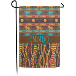 African Lions & Elephants Garden Flag (Personalized)