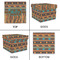 African Lions & Elephants Gift Boxes with Lid - Canvas Wrapped - Medium - Approval