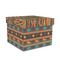 African Lions & Elephants Gift Box with Lid - Canvas Wrapped - Medium (Personalized)