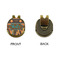 African Lions & Elephants Golf Ball Hat Clip Marker - Apvl - GOLD