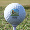 African Lions & Elephants Golf Ball - Non-Branded - Tee