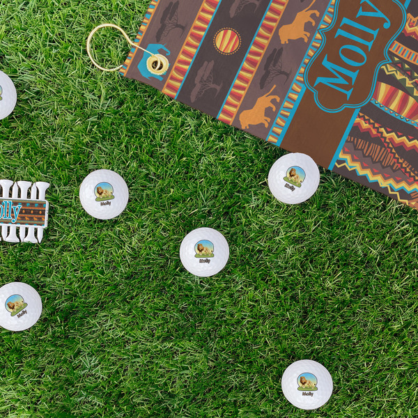 African Lions & Elephants Golf Balls - Generic - Set of 12 - LIFESTYLE