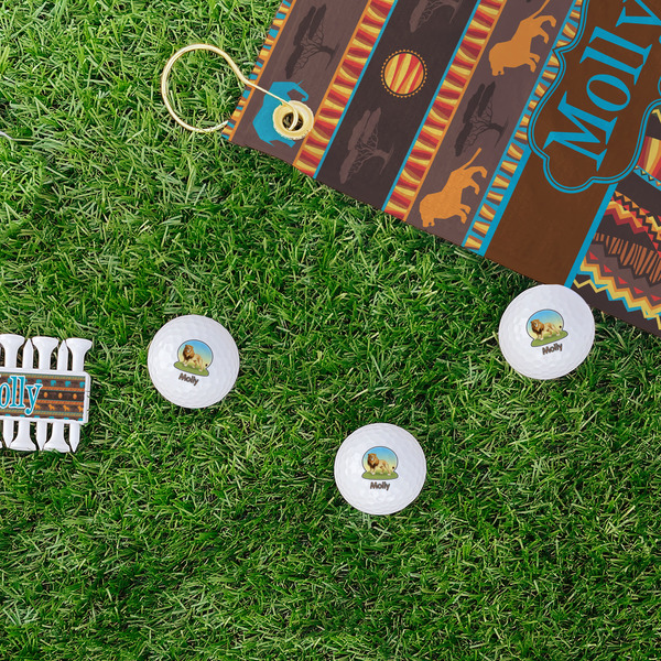 African Lions & Elephants Golf Balls - Generic - Set of 3 - LIFESTYLE