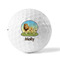 African Lions & Elephants Golf Balls - Titleist - Set of 3 - FRONT