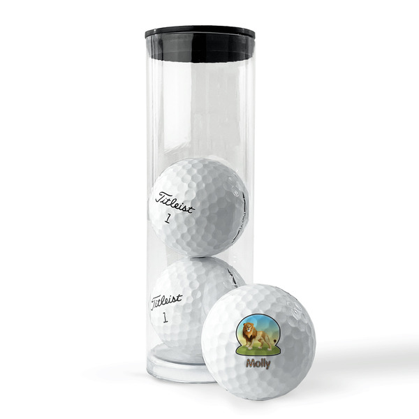 African Lions & Elephants Golf Balls - Titleist - Set of 3 - PACKAGING