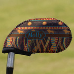 African Lions & Elephants Golf Club Iron Cover - Single (Personalized)