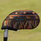 African Lions & Elephants Golf Club Cover - Front
