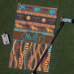 African Lions & Elephants Golf Towel Gift Set (Personalized)