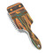 African Lions & Elephants Hair Brush - Angle View