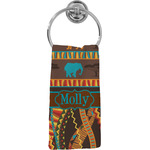 African Lions & Elephants Hand Towel - Full Print (Personalized)