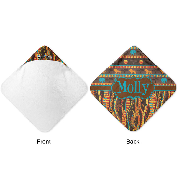 African Lions & Elephants Hooded Baby Towel- Approval