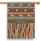 African Lions & Elephants 28" House Flag - Double Sided (Personalized)