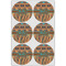 African Lions & Elephants Icing Circle - Large - Set of 6