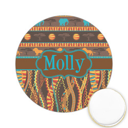 African Lions & Elephants Printed Cookie Topper - 2.15" (Personalized)