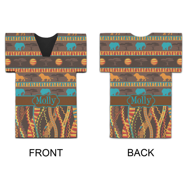 African Lions & Elephants Jersey Bottle Cooler - APPROVAL