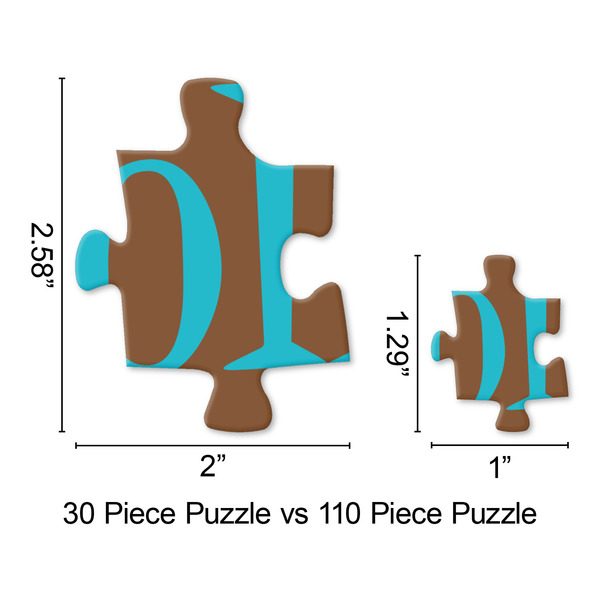 African Lions & Elephants Jigsaw Puzzle - Piece Comparison