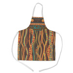 African Lions & Elephants Kid's Apron w/ Name or Text
