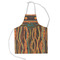 African Lions & Elephants Kid's Apron - Small (Personalized)