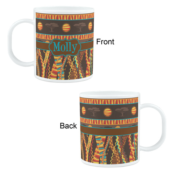 African Lions & Elephants Kid's Mug - Apvl