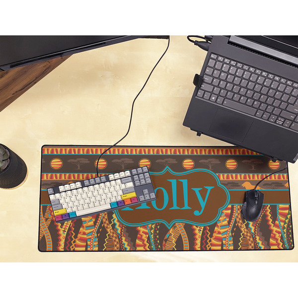 African Lions & Elephants Large Gaming Mats - LIFESTYLE