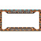 African Lions & Elephants License Plate Frame - Style A