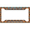 African Lions & Elephants License Plate Frame - Style A (Personalized)