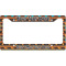 African Lions & Elephants License Plate Frame Wide
