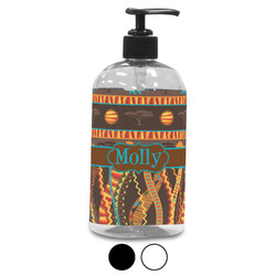 African Lions & Elephants Plastic Soap / Lotion Dispenser (Personalized)