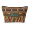 African Lions & Elephants Structured Accessory Purse (Front)